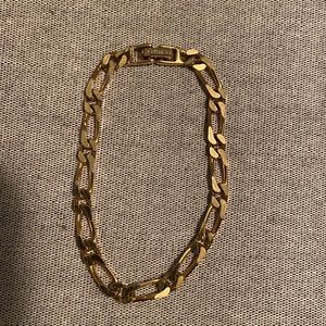 Gold-tone Monet Italian bracelet, 6”.